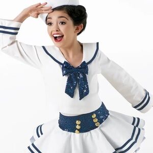 New in Bag! Weissman Bon Voyage Girls Dance Costume